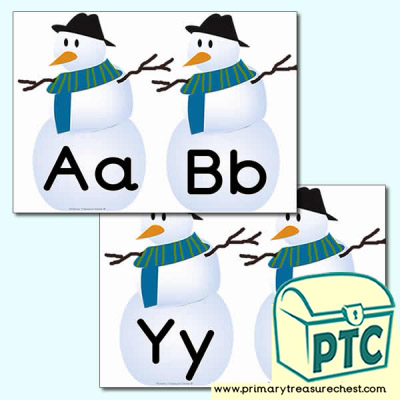 Snowman Alphabet