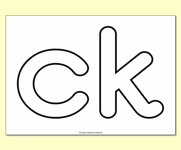  ck Bubble Letter Formation Activity No Images Primary Treasure Chest